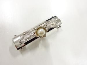 アンティーク　パール帯留め